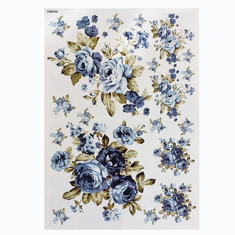 برچسب ترنسفر مدل رز گل درشت