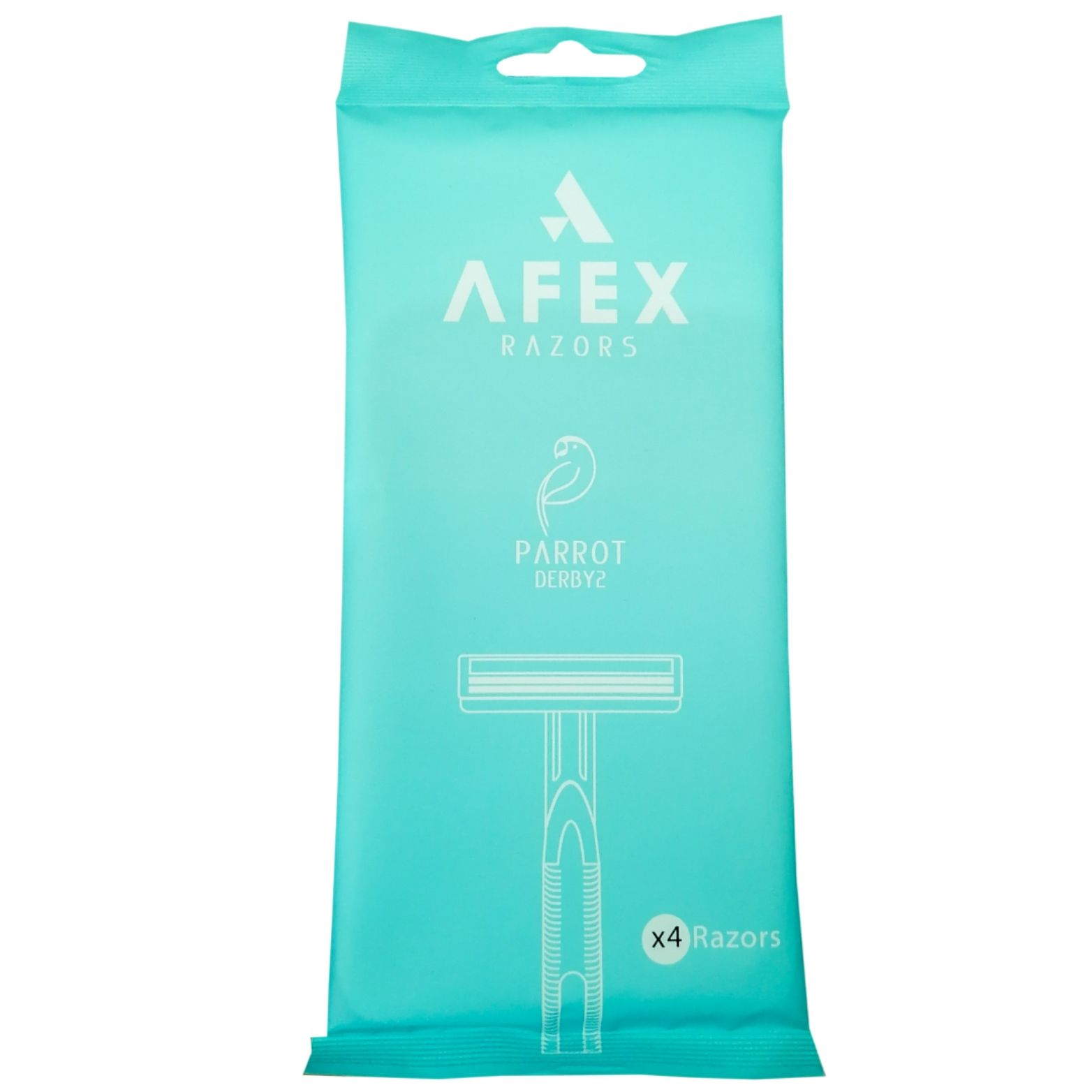 تیغ اصلاح  افکس مدل دو لبه کد PARROT بسته 4 عددی -  - 1