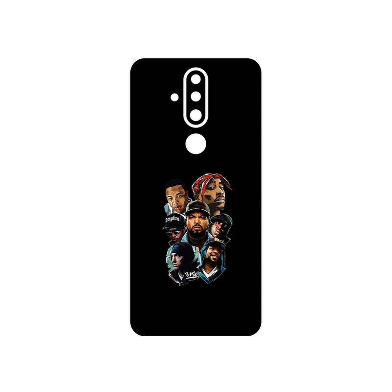 برچسب پوششی ماهوت مدل Great Rappers Digital Art مناسب برای گوشی موبایل نوکیا X71