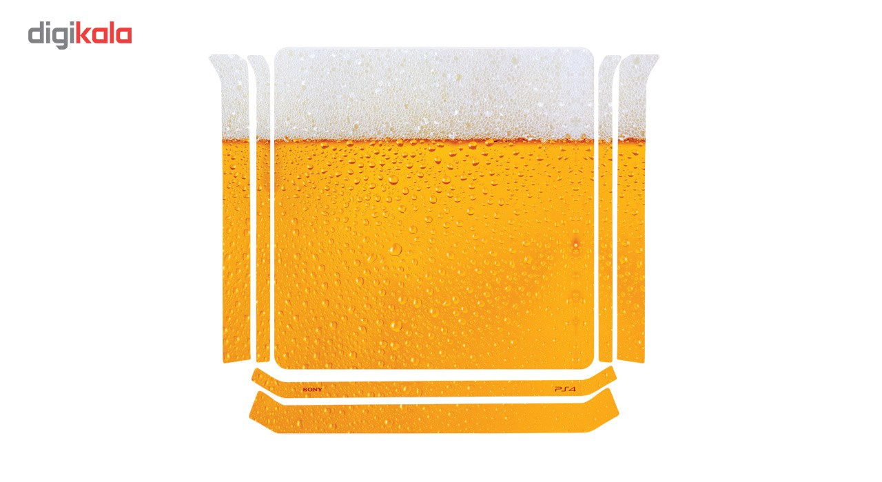 برچسب افقی پلی استیشن 4 اسلیم گراسیپا طرح Y01