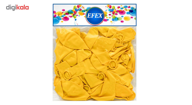 بادکنک متالایز طرح EFEX 2 بسته 40 عددی