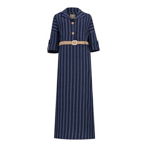 مانتو زنانه السانا مدل جیلان کد 223104 رنگ آبی تیره