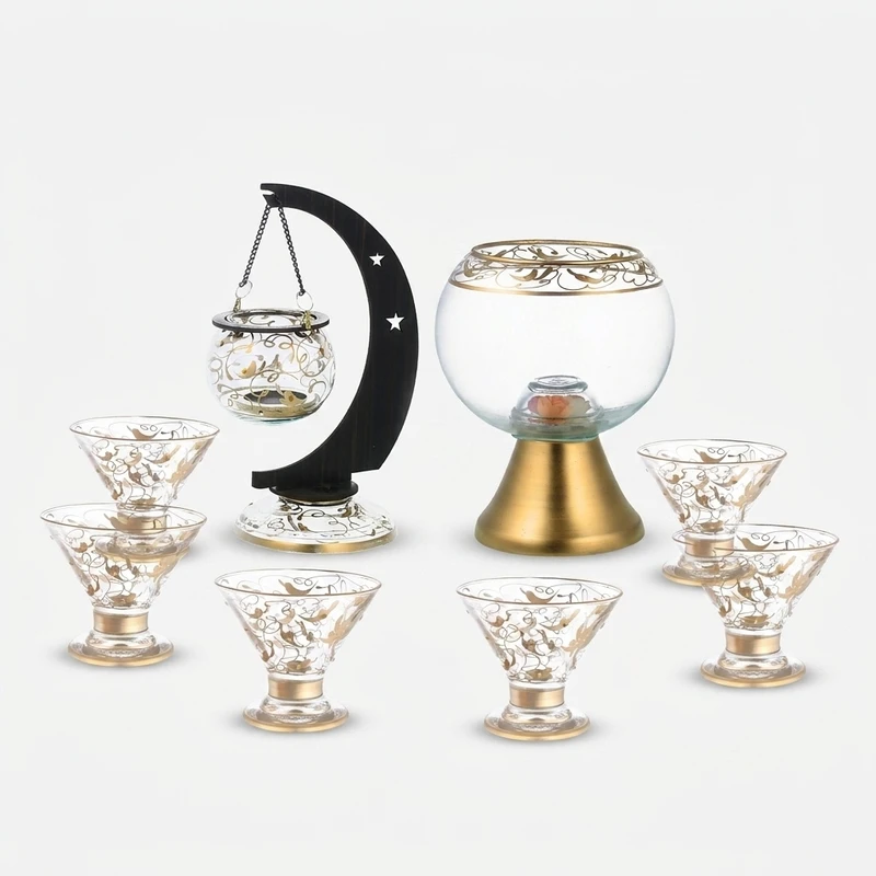 مجموعه ظروف هفت سین 8 پارچه مدل MAG25000