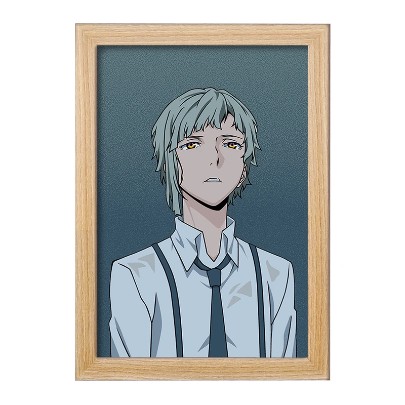 تابلو خندالو مدل ناکاجیما اتسوشی انیمه سگ های ولگرد بانگو  کد 11764