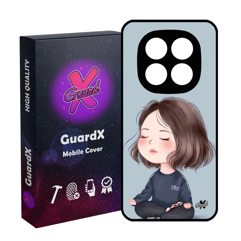 کاور گارد ایکس طرح Girl مدل 10665 مناسب برای گوشی موبایل شیائومی Redmi Note 14 Pro 4G
