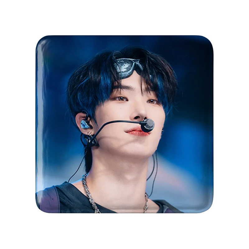 مگنت خندالو طرح مینگی گروه ایتیز ATEEZ  مدل مربعی کد 21252