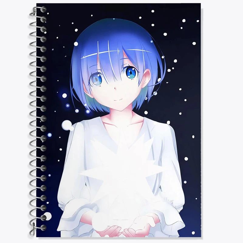 دفتر لغت 50 برگ خندالو مدل رم انیمه ری زیرو ReZero کد 12853