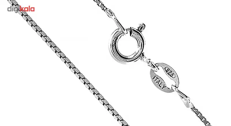 زنجیر نقره ترمه مدل ونیزی ایتالیا