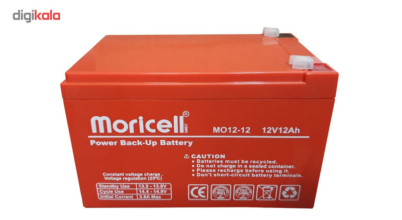 باتری 12 ولت 12آمپر موریسل مدل 1212