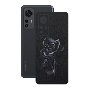 Remax cover sticker Leth model black rose design suitable for Xiaomi 12X mobile phone