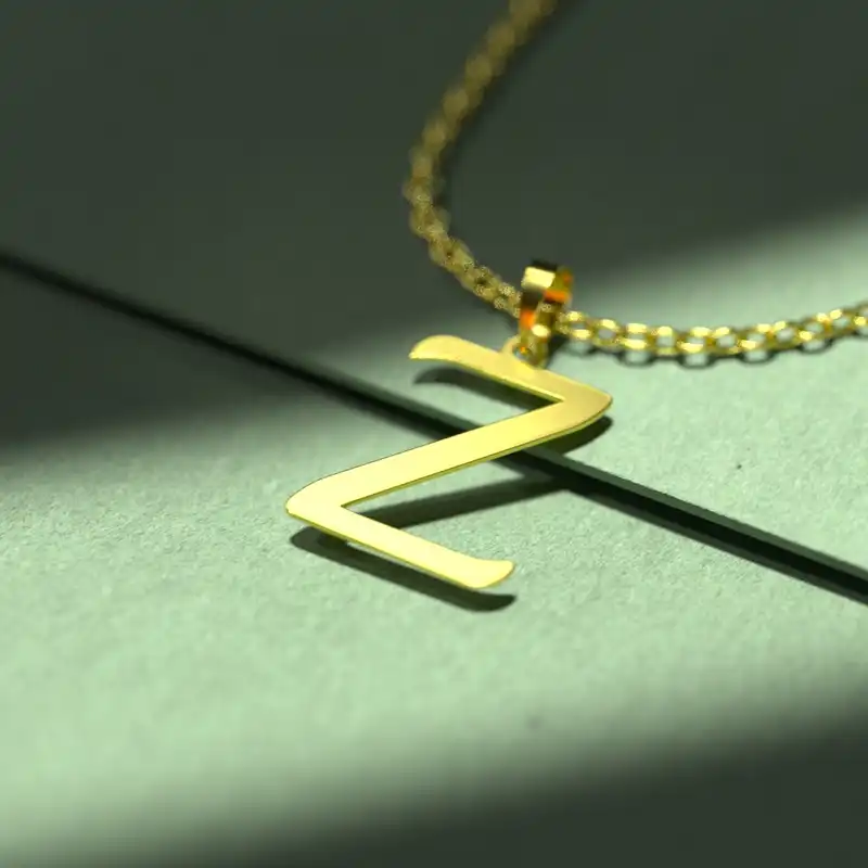 گردنبند طلا 18 عیار زنانه مدوپد مدل حرف Z کد H3-1-1338