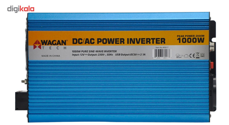 مبدل برق واگان مدل 3017 ظرفیت 1 کیلووات