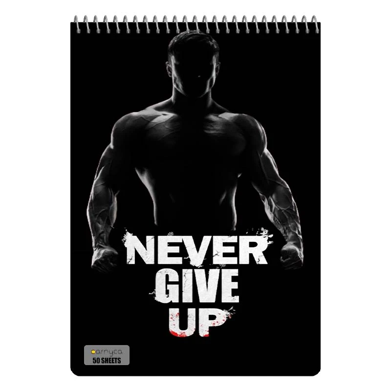 دفتر نقاشی 50 برگ سیمی کارنیکا طرح باشگاه Gym کد 96287