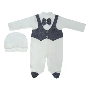 ست سرهمی و کلاه نوزادی مدل Sonmez baby