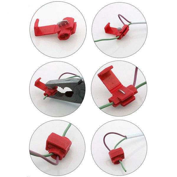 سوکت اتصال سیم مدل awg18-22 بسته 100 عددی