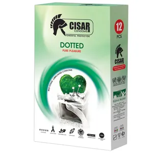 کاندوم سزار مدل Dotted بسته 12 عددی
