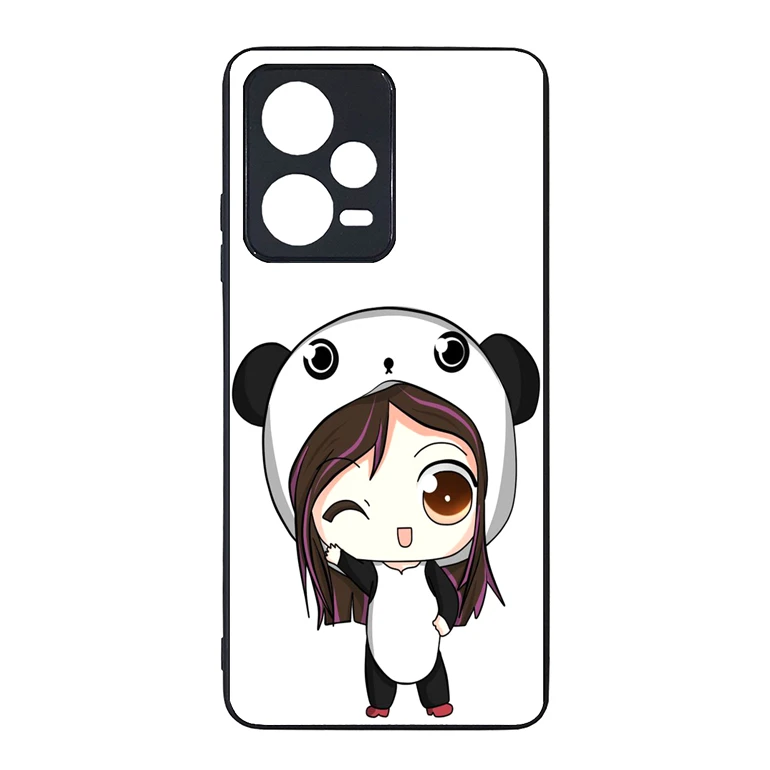 کاور گالری وبفر طرح دختر مناسب برای گوشی موبایل شیائومی redmi note 12 pro 5g