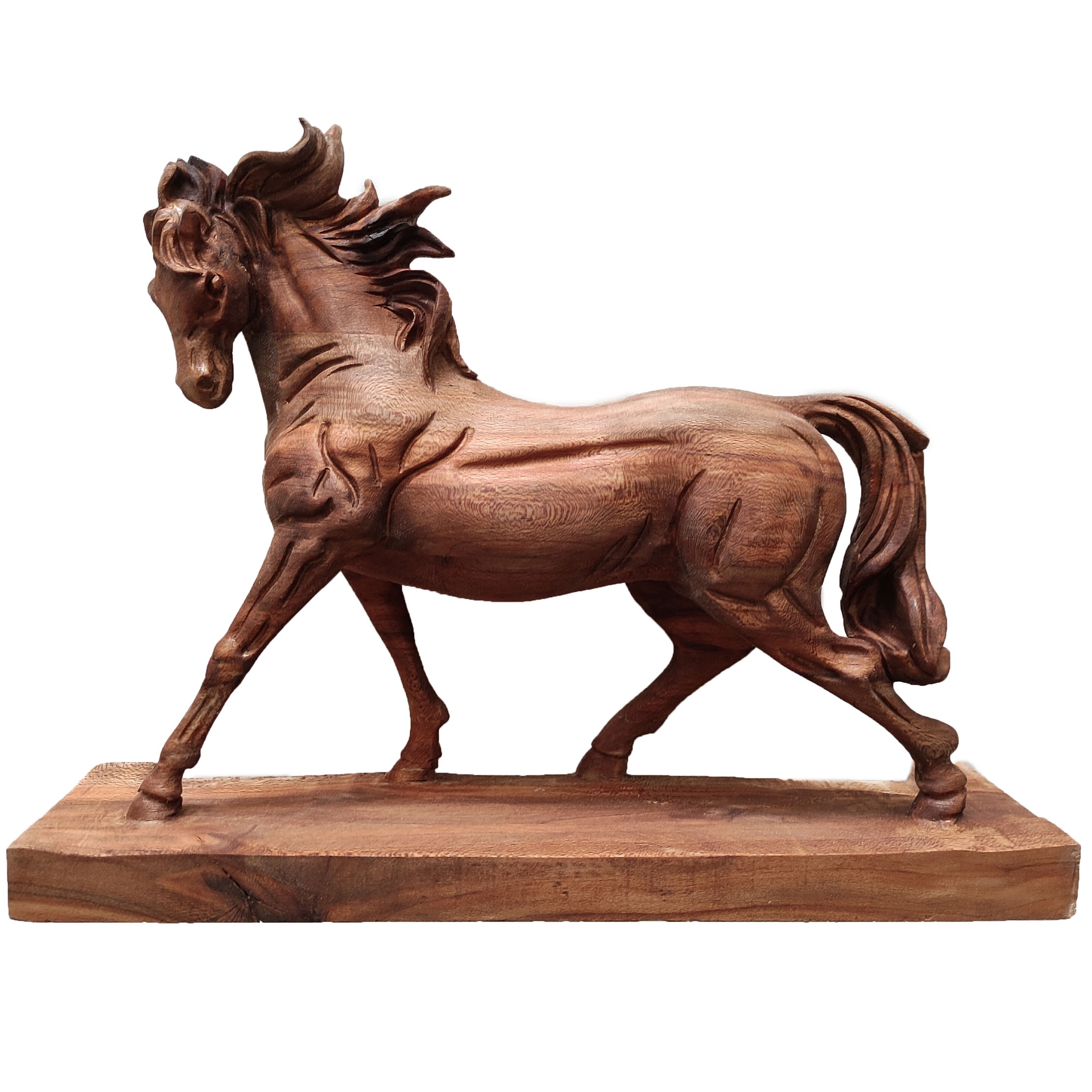 مجسمه چوبی طرح اسب مدل 2025