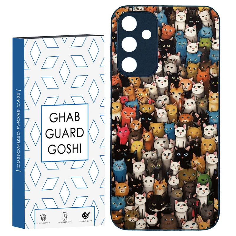 کاور قاب گارد گوشی طرح گربه کد TPU-293 مناسب برای گوشی موبایل سامسونگ Galaxy A15