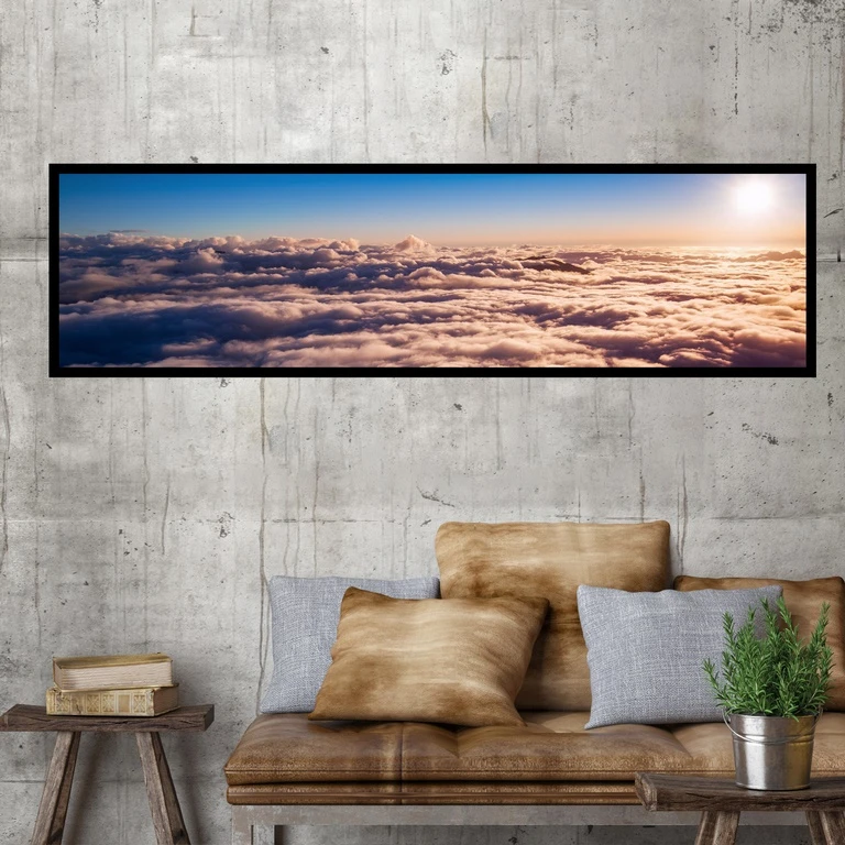 تابلو بکلیت طرح تایم لپس آسمان ابری مدل B-7518