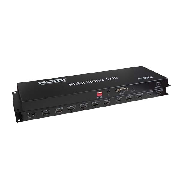 اسپلیتر ۱۰ پورت HDMI کی نت مدل K-SPHD2010