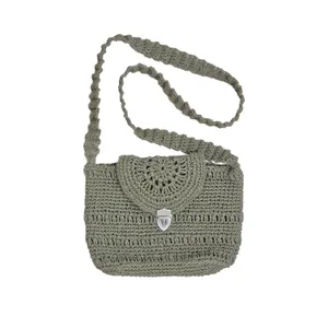 کیف بافتنی رافیا مدل السا ۱۲۳