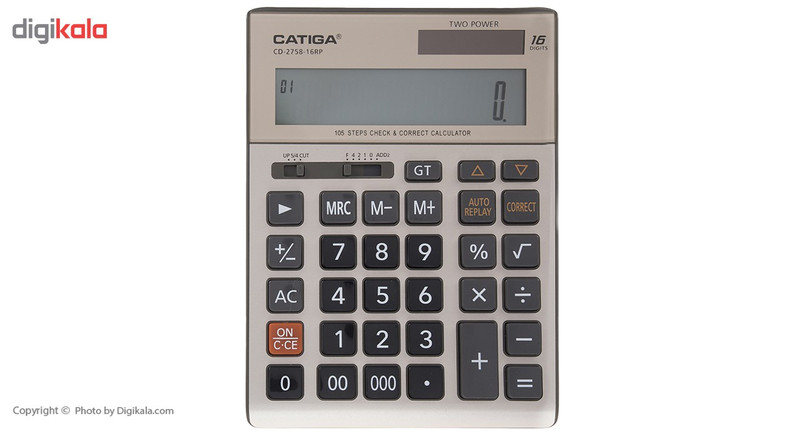 ماشین حساب کاتیگا مدل CD-2758-16RP