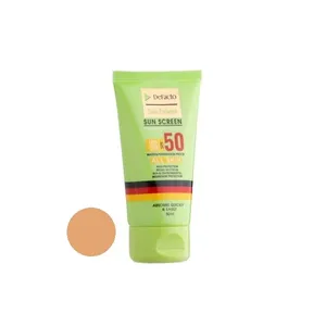 کرم ضد آفتاب رنگی دیفکتو SPF 50 مدل 02 ‌مناسب برای انواع پوست حجم 50 میلی‌لیتر