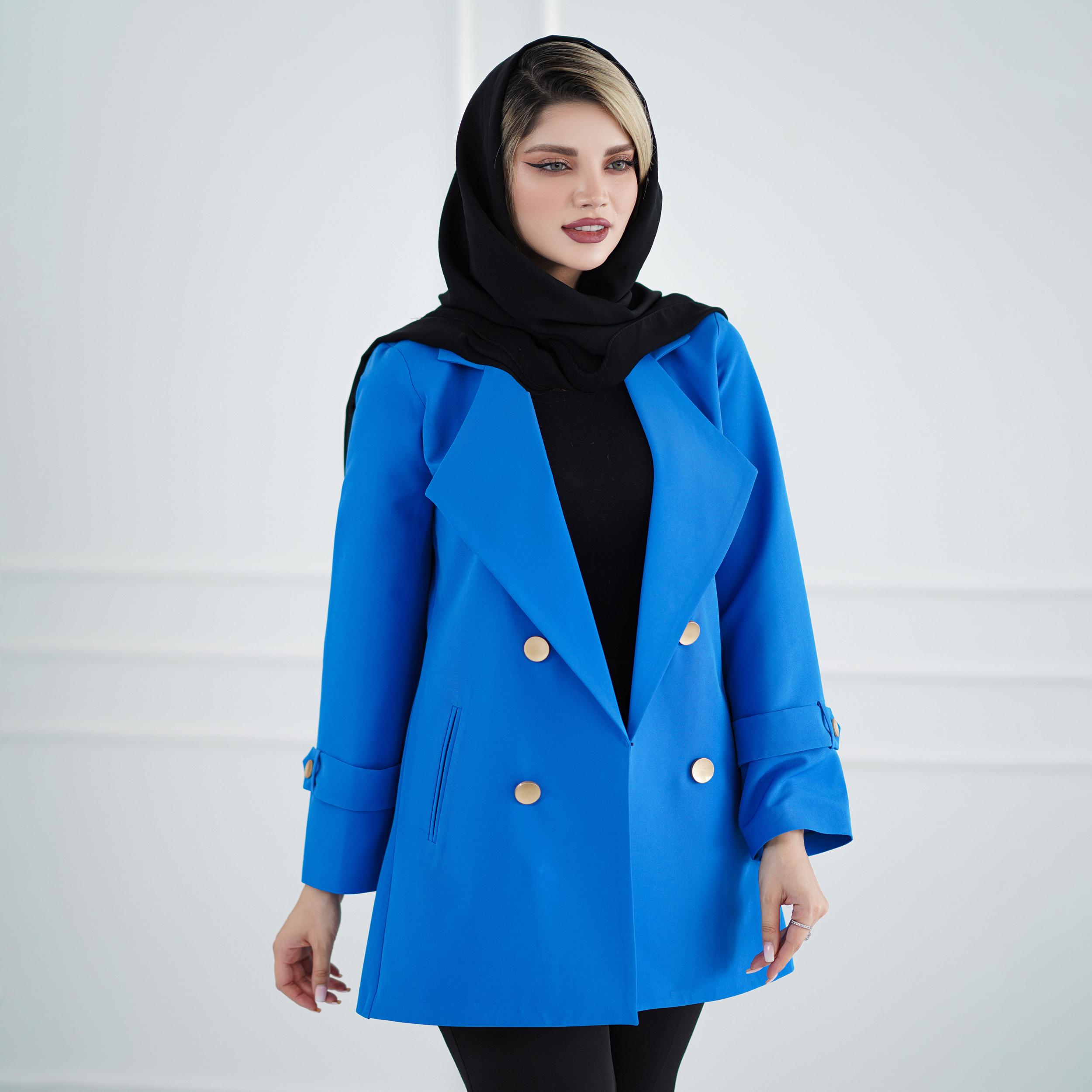 مانتو کتی زنانه السانا مدل ژینوس کد 158229