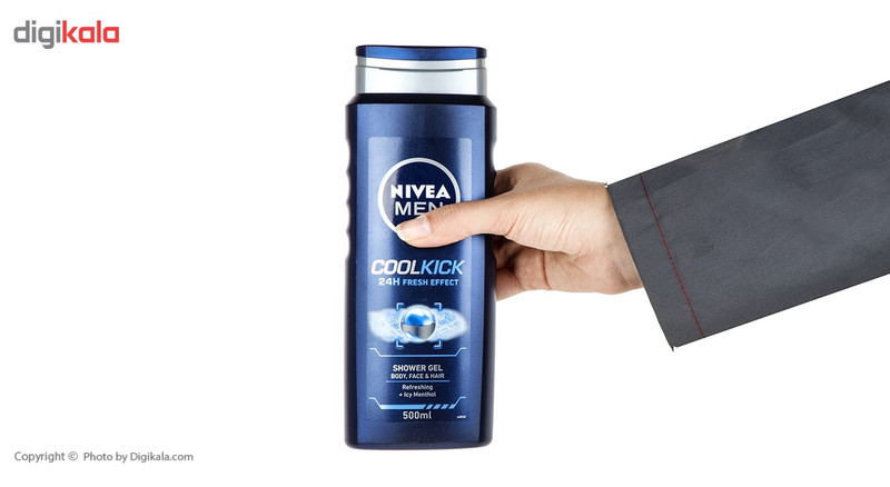 ژل حمام آقایان نیوآ سری Men مدل Cool Kick حجم 500 میلی لیتر