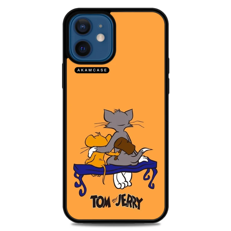 کاور آکام مدل AMC-WA12M-TOM & JERRY12 مناسب برای گوشی موبایل اپل iPhone 12 Mini