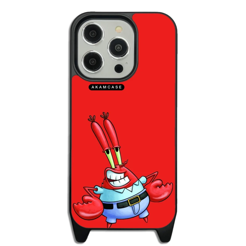 کاور آکام مدل AMC-WLA15PRO-SPONGE BOB15 مناسب برای گوشی موبایل اپل iPhone 15 Pro