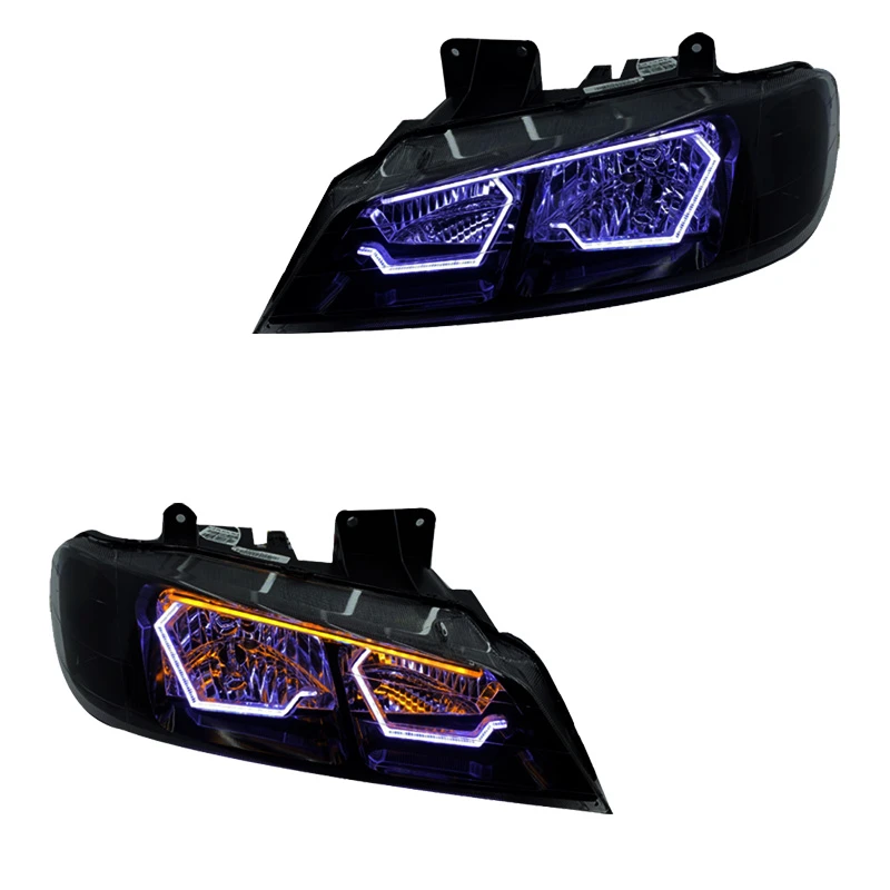 چراغ جلو خودرو گروه پژوهش صنعت مدرن مدل 3D-Hexa-W-B دو حالته مناسب برای پژو پارس بسته دو عددی