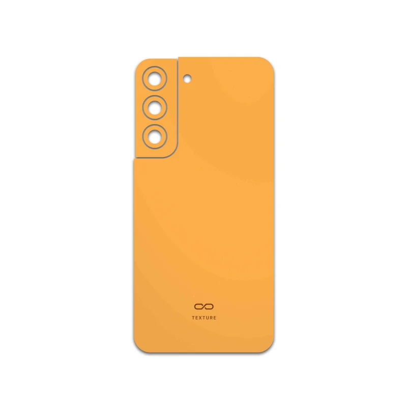 برچسب پوششی ماهوت مدل Matte-Orange مناسب برای گوشی موبایل سامسونگ Galaxy S22 5G