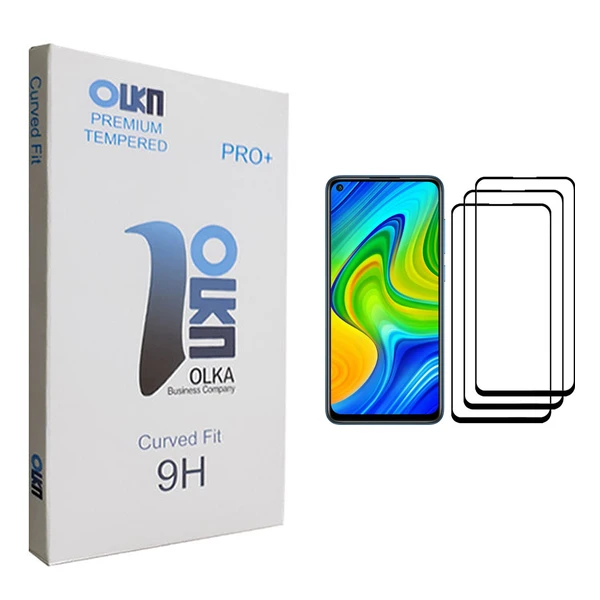 محافظ صفحه نمایش الکا مدل +PRO مناسب برای گوشی موبایل شیائومی Redmi Note 9 بسته سه عددی