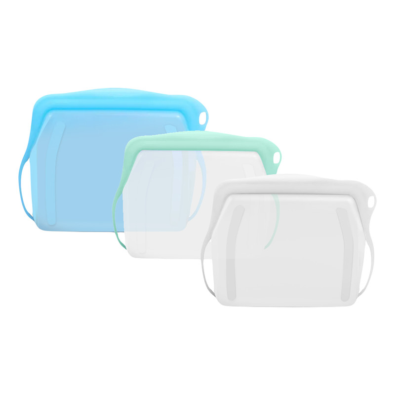 کیسه سیلیکونی زیپ دار هوانگ مدل Reusable Zip Lock بسته سه عددی کیسه سیلیکونی زیپ دار هوانگ مدل Reusable Zip Lock بسته سه عددی