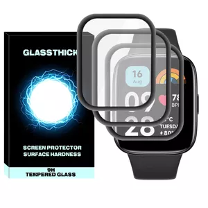 محافظ صفحه نمایش نانو گلستیک مدل Pmma-GL مناسب برای ساعت هوشمند شیائومی Redmi Watch 3 / Watch 3 Active بسته سه عددی