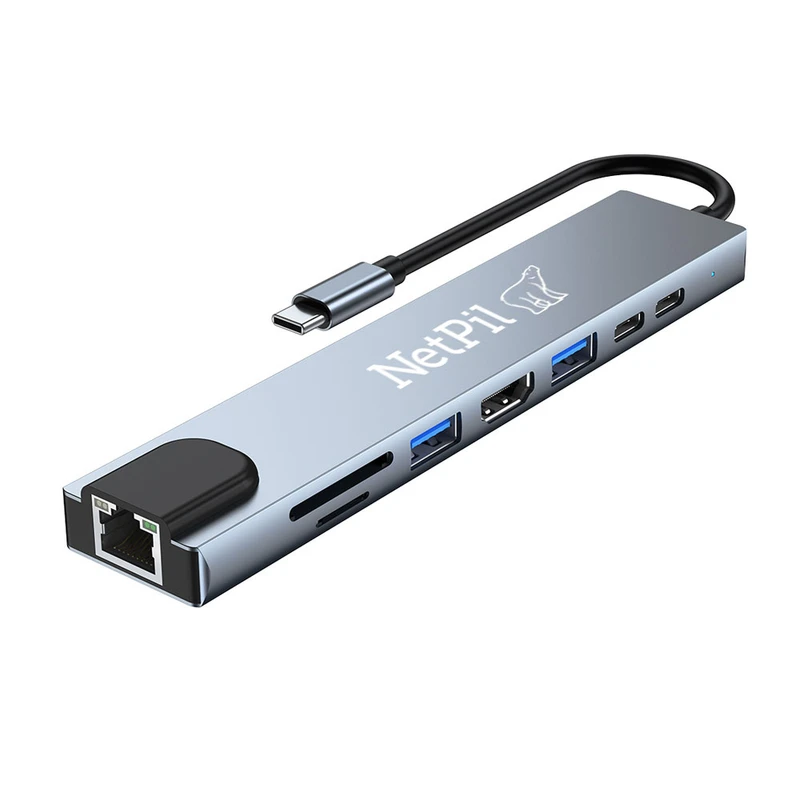 هاب 8 پورت USB-C نت پیل مدل 8022