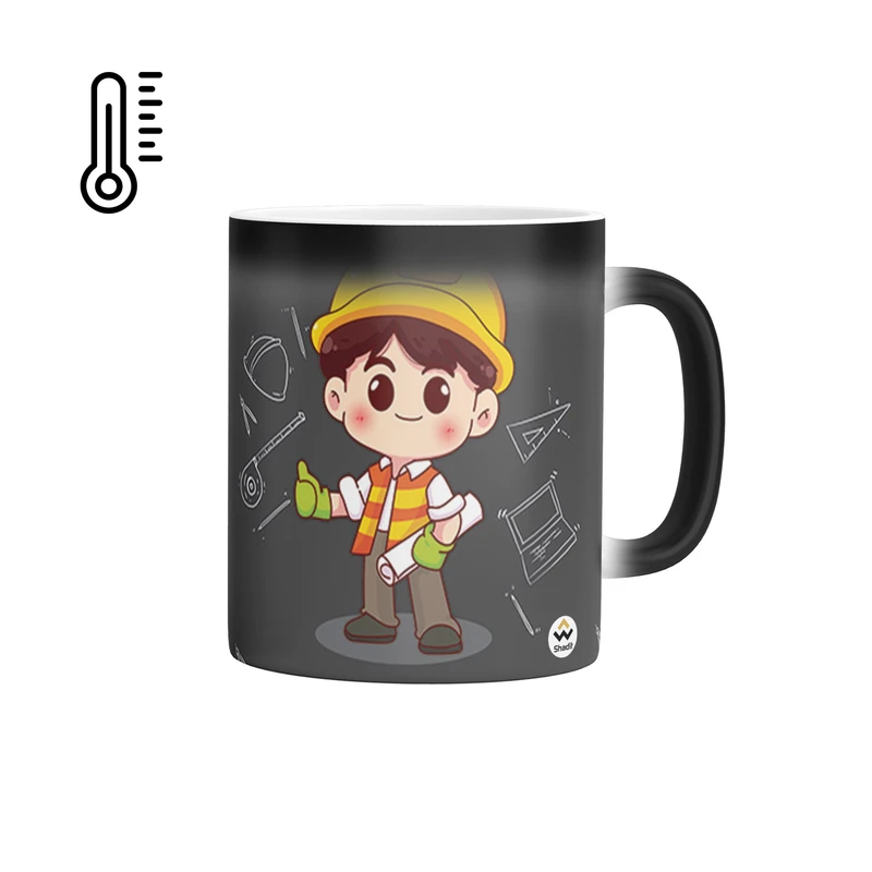 ماگ حرارتی شادیت طرح روز مهندس کد 33