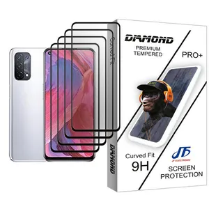 JF Diamond Glass MIX004 Screen Protector For Oppo A74 5G Pack Of 4