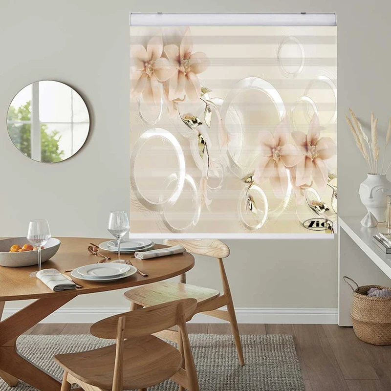 پرده زبرا کد کالا 3D1255 سایز 150x200 سانتی متر