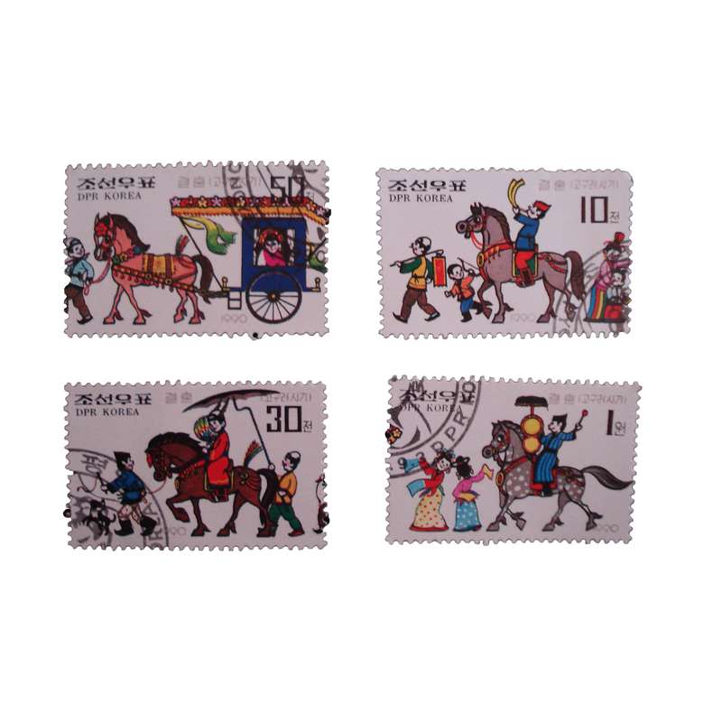 تمبر یادگاری مدل ملل کد DS159 مجموعه چهار عددی