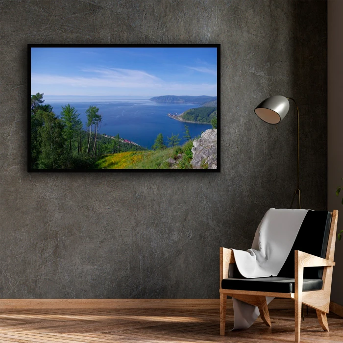 تابلو نوری بکلیت طرح منظره طبیعت مدل B-D1503