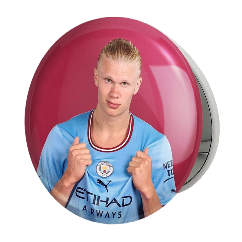 آینه جیبی خندالو طرح ارلینگ هالند (Erling Haaland) مدل تاشو کد 36361