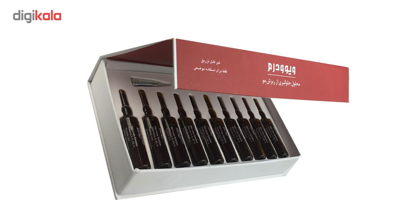 محلول جلوگیری از ریزش مو ویوودرم مدل 885262 بسته 10 عددی