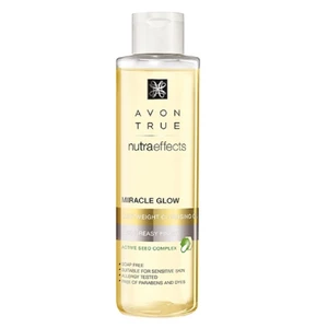 روغن پاکسازی پوست آون مدل True Nutra Effects Miracle Glow Lightweight Cleansing Oil حجم 125 میلی لیتر