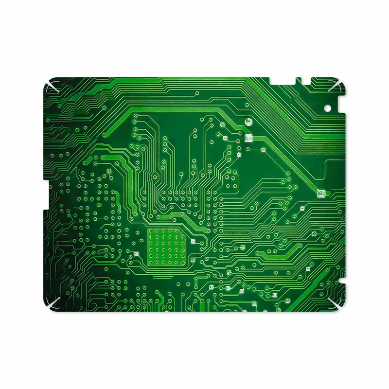 برچسب پوششی ماهوت مدل Green Printed Circuit Board مناسب برای تبلت اپل iPad 2 2011 A1395