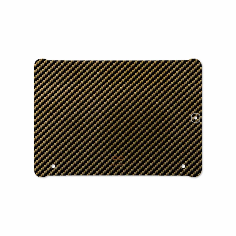 برچسب پوششی ماهوت مدل Glossy-Brown-Fiber مناسب برای تبلت سامسونگ Galaxy Tab S2 9.7 2016 T813N