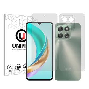 Unipro Star 5 model transparent screen protector suitable for Honor X6b mobile phone along with the back of the phone protector