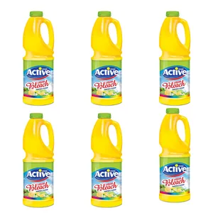 سفیدکننده سطوح اکتیو مدل lemon حجم 1000 میلی‌ لیتر بسته 6 عددی
